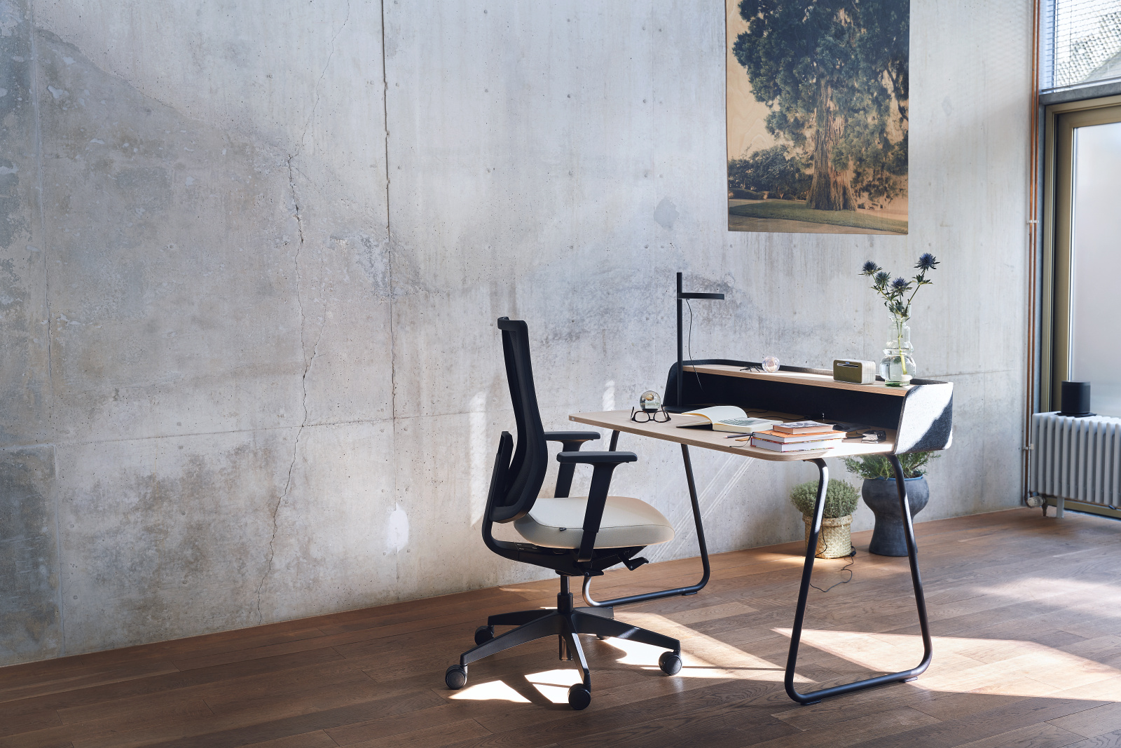 Sten - Dreh- & Besucherstuhl